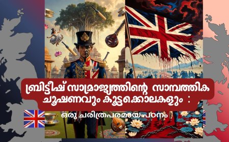 ബ്രിട്ടീഷ് സാമ്രാജ്യത്തിൻ്റെ  സാമ്പത്തിക ചൂഷണവും കൂട്ടക്കൊലകളും  : ഒരു ചരിത്രപരമായ പഠനം