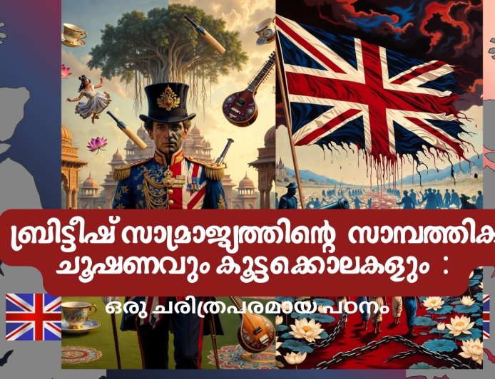 ബ്രിട്ടീഷ് സാമ്രാജ്യത്തിൻ്റെ  സാമ്പത്തിക ചൂഷണവും കൂട്ടക്കൊലകളും  : ഒരു ചരിത്രപരമായ പഠനം